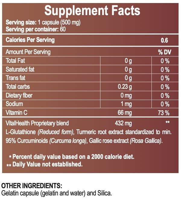 Suplemento antioxidante natural, vitamina C y glutatión para la piel, cúrcuma antioxidante, rosa de castilla propiedades, detox celular natural, suplemento para radicales libres, defensa antioxidante avanzada, rejuvenecimiento celular natural
