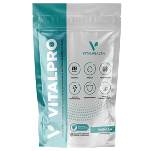 V-Italpro proteína funcional vegetal con maca, ginseng y spirulina para energía, masa muscular y recuperación natural
