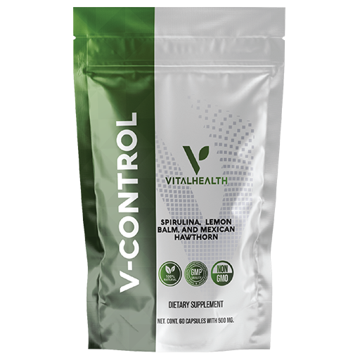 V-Control suplemento natural para controlar glucosa y apoyar el metabolismo con canela, cromo, gymnema y ácido alfa lipoico – Vital Health Global